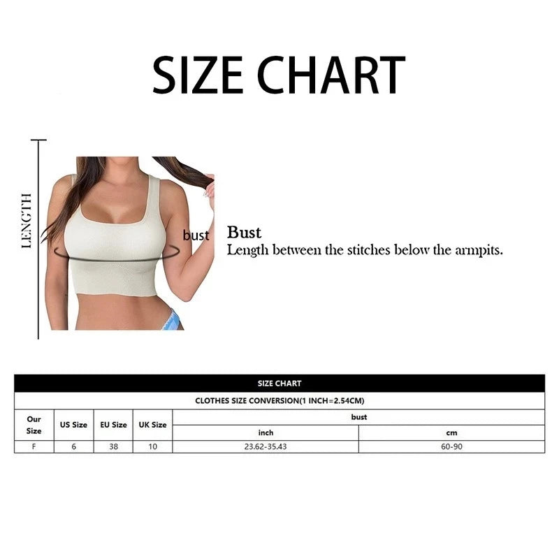 Women's Breathable Sports Bra - Seamless Yoga Fitness Top with Push Up Support