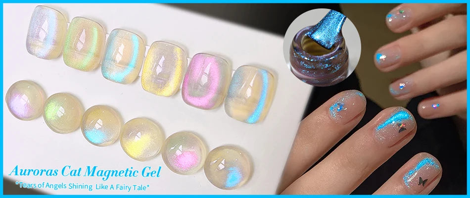 BORN PRETTY 6 in 1 Nail Glue Gel - Extra Strong Adhesive for Press On Nails & Extensions