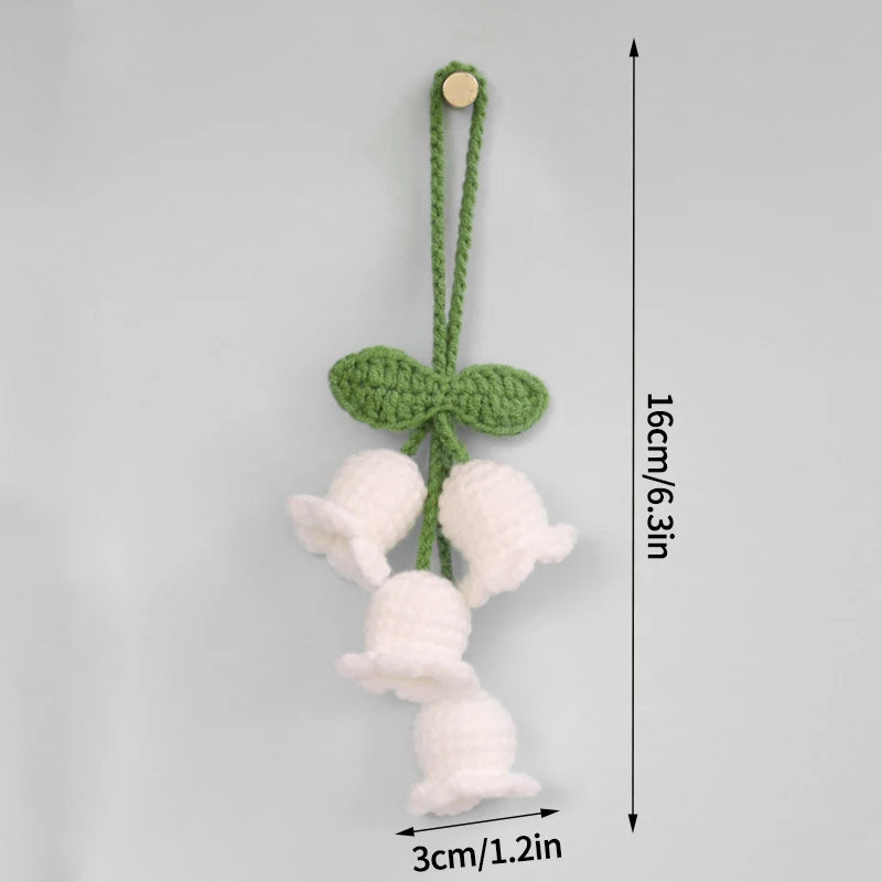 Handcrafted Crochet Flower Keychain | Gift for Weddings, Birthdays, Graduations & Special Events