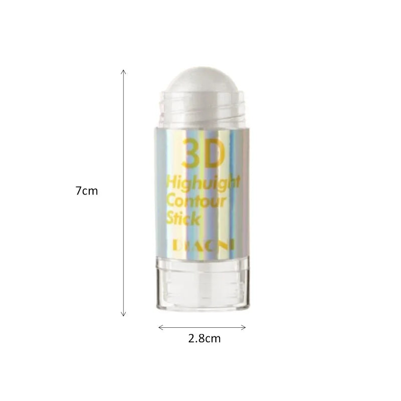 Glamour Glow 6 Colors Highlighter Stick - Professional Face Contour & Bronzer Bar