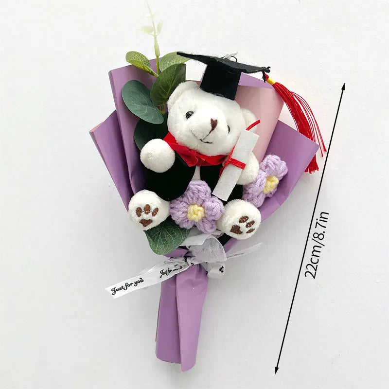 Crochet Rose Bouquet in Hugging Bucket | Perfect Gift for Teachers, Birthdays, Mother's Day & More