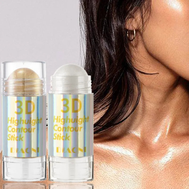 Glamour Glow 6 Colors Highlighter Stick - Professional Face Contour & Bronzer Bar