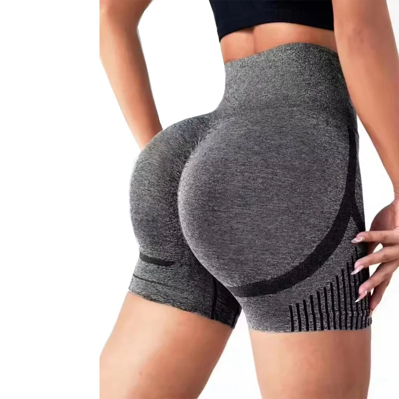 Women's Yoga Shorts - High Waist, Workout, Fitness, and Sportswear