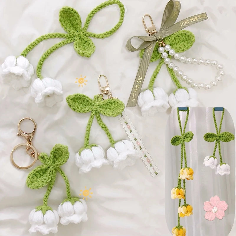 Handcrafted Crochet Flower Keychain | Gift for Weddings, Birthdays, Graduations & Special Events