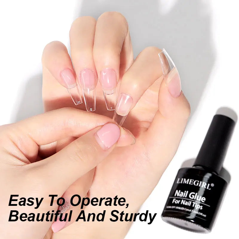 Nail Tips Glue Gel 7.5ml - UV Strong Multi-function Gel Polish for False Nails Manicure