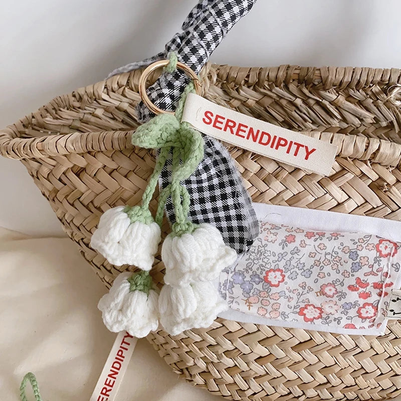 Handcrafted Crochet Flower Keychain | Gift for Weddings, Birthdays, Graduations & Special Events