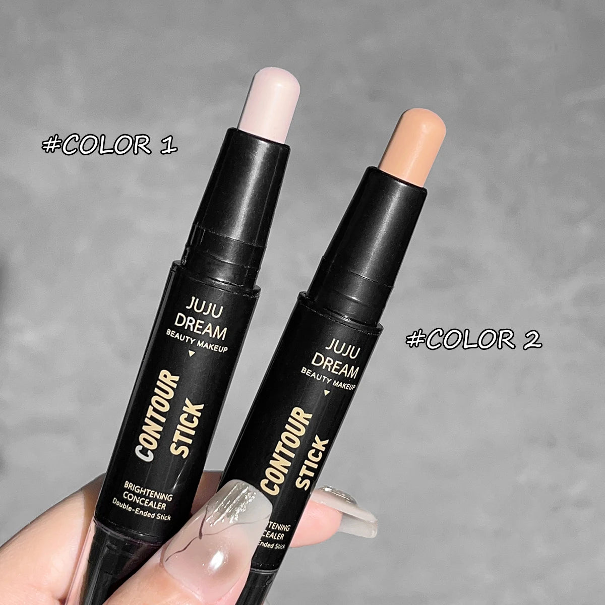 Dream Double-Ended Contour & Highlight Stick - 3D Face Sculpting, Nose Contouring & Brightening Makeup"