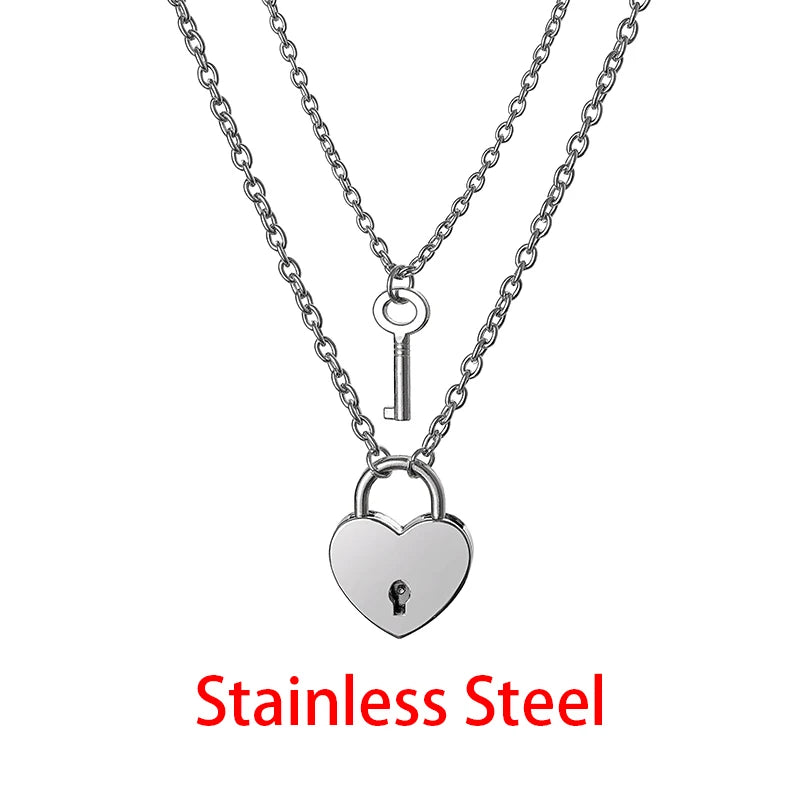 Fashion Best Friends Honey Love Couple Pendant Necklace Set - Broken Heart BFF Friendship Jewelry Gift (2 Pcs)