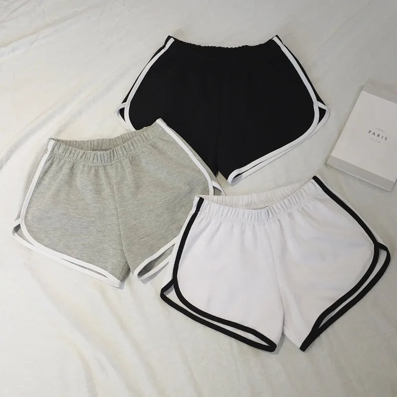 Women's Quick-Dry Athletic Shorts - Loose Fit Running & Fitness Shorts | Elastic Waist Summer Activewear