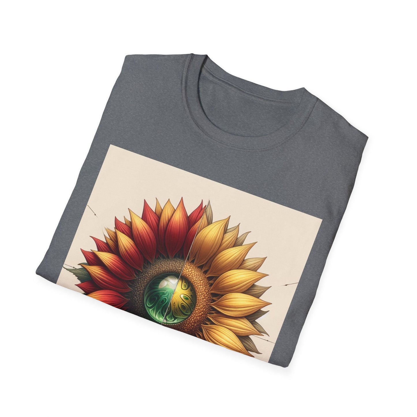 Sunflower Tee Shirt - Vibrant Energy and Soul Seeking