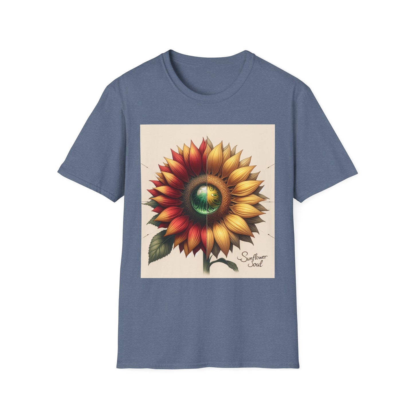 Sunflower Tee Shirt - Vibrant Energy and Soul Seeking