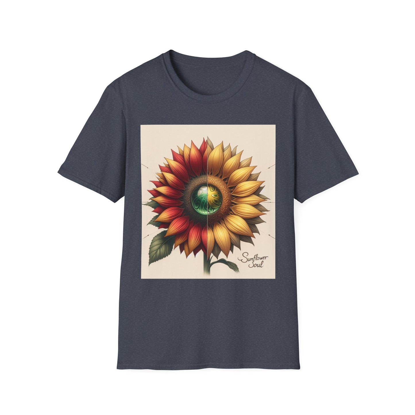 Sunflower Tee Shirt - Vibrant Energy and Soul Seeking
