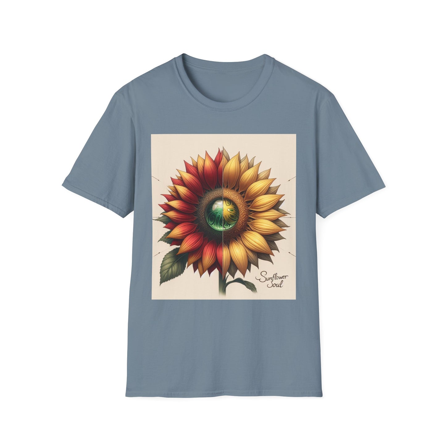 Sunflower Tee Shirt - Vibrant Energy and Soul Seeking
