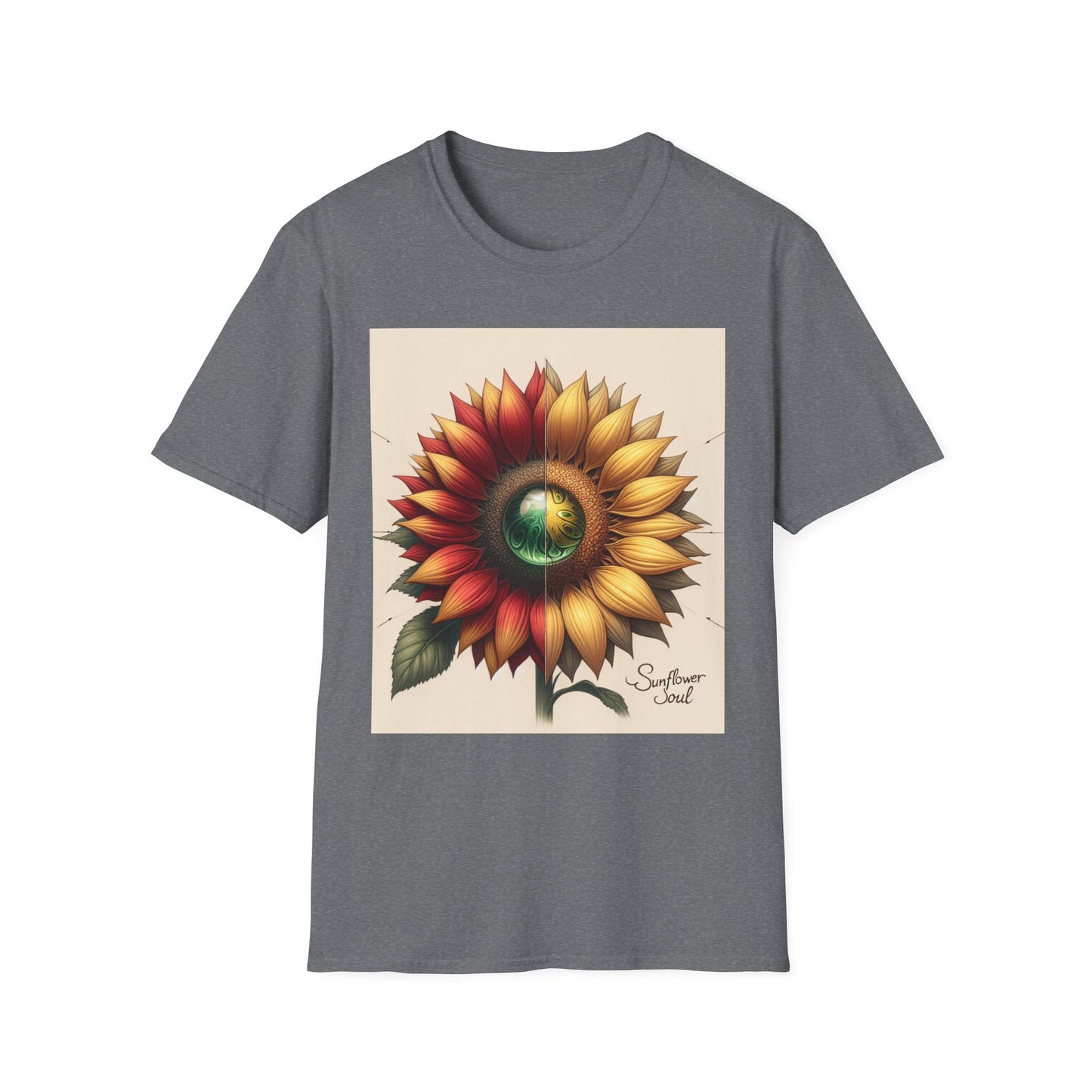Sunflower Tee Shirt - Vibrant Energy and Soul Seeking
