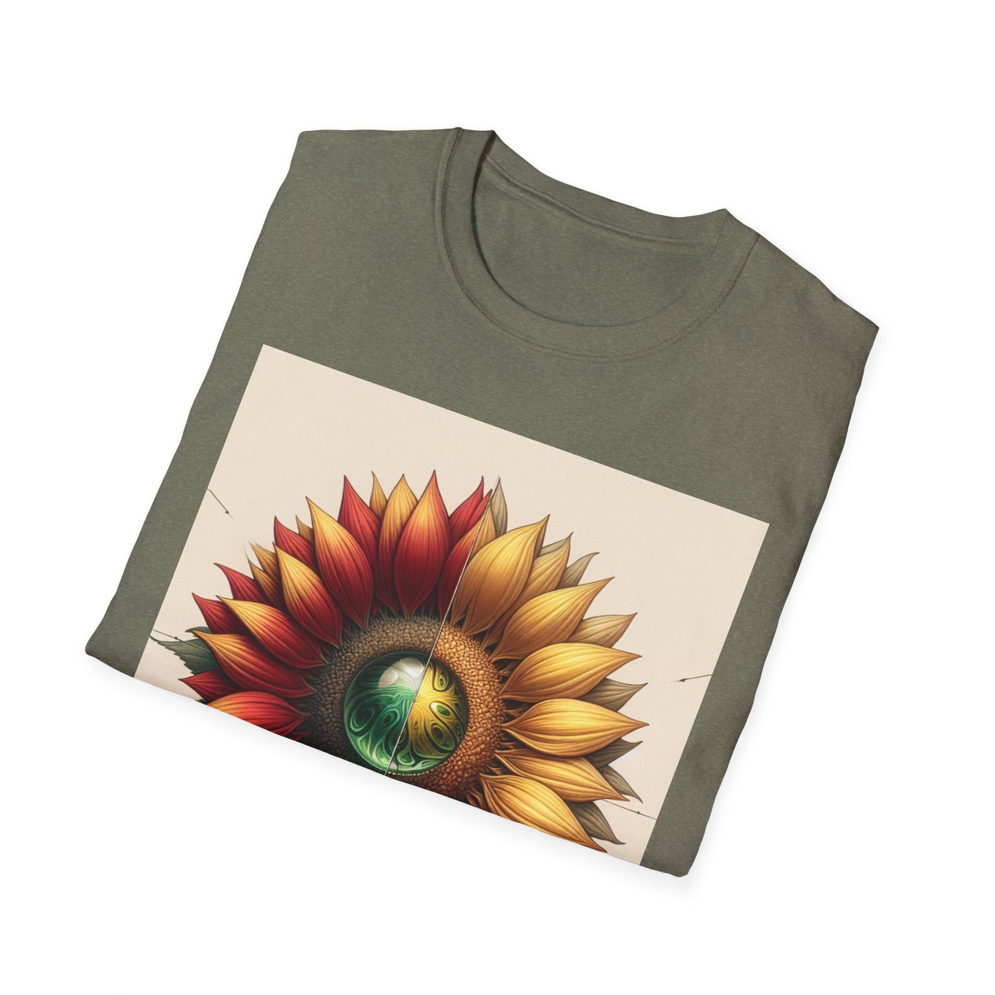 Sunflower Tee Shirt - Vibrant Energy and Soul Seeking