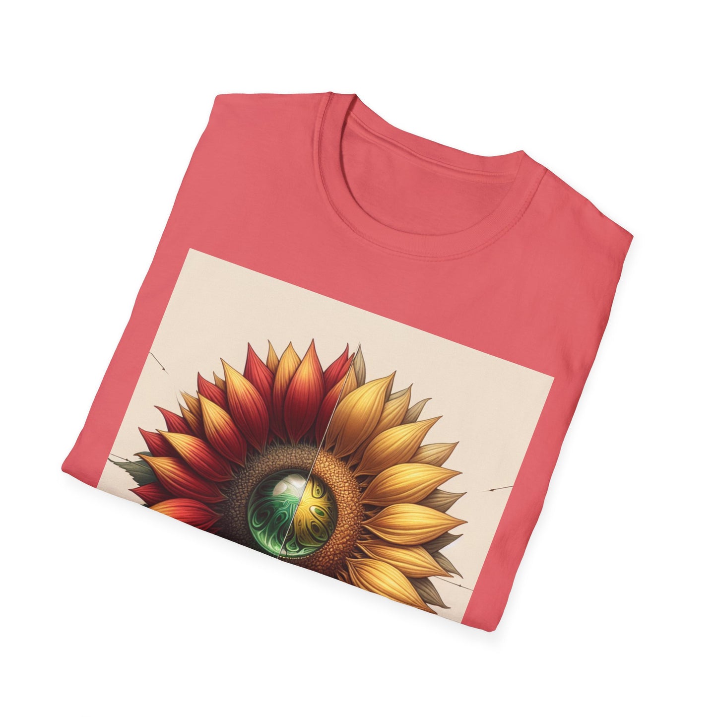 Sunflower Tee Shirt - Vibrant Energy and Soul Seeking