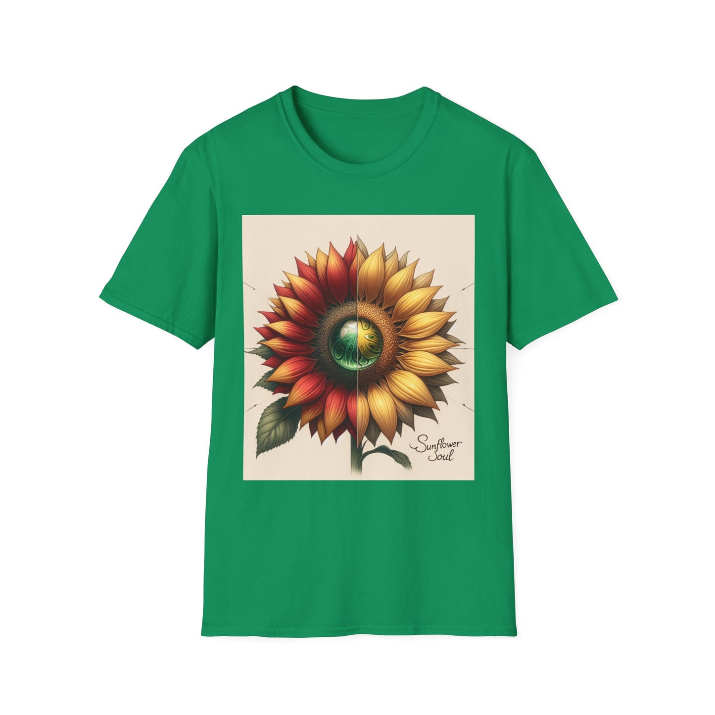 Sunflower Tee Shirt - Vibrant Energy and Soul Seeking