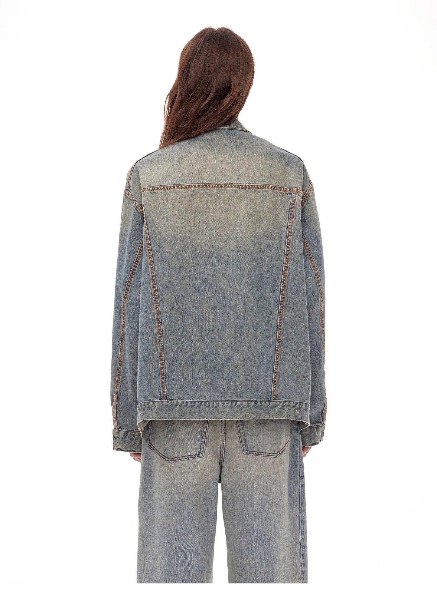 Vintage Reversible Denim Jacket – Inspired Streetwear Look