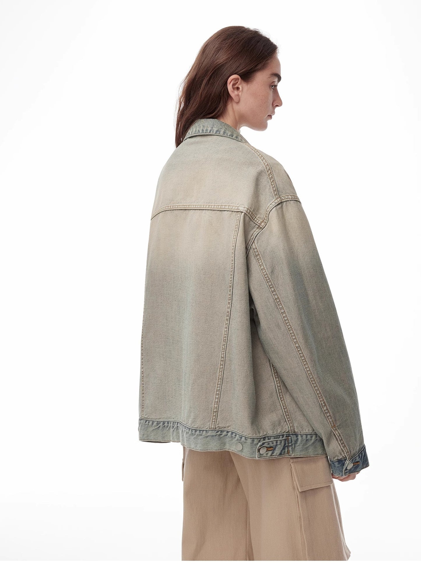 Vintage Reversible Denim Jacket – Inspired Streetwear Look