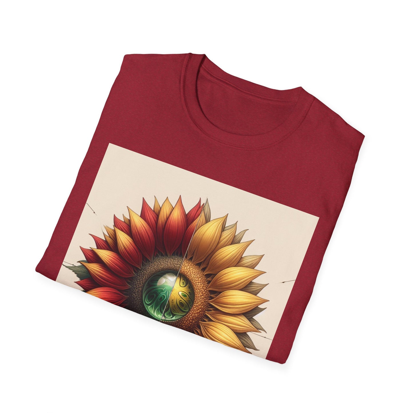 Sunflower Tee Shirt - Vibrant Energy and Soul Seeking