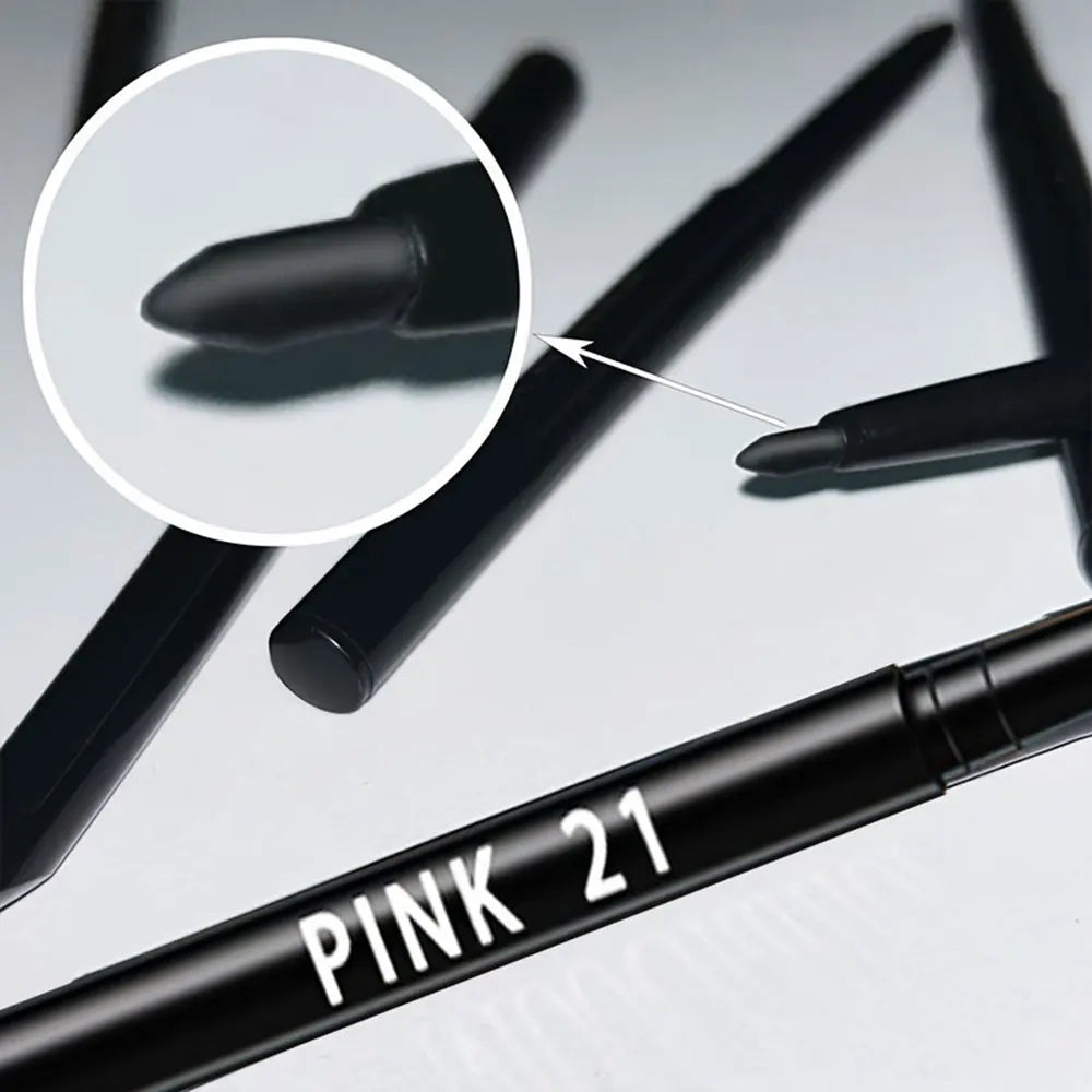 3-Pack Waterproof Black Eyeliner Pencils - Smudge-Proof, Long-Lasting Eye Makeup for Beginners & Pros