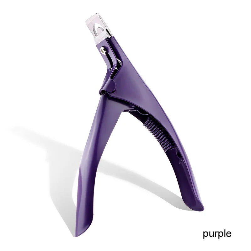 Professional Fake Nail Cutter - U Type Acrylic Nail Edge Trimmer