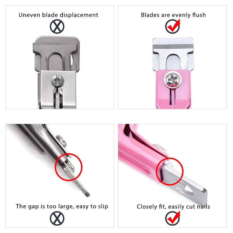 Professional Fake Nail Cutter - U Type Acrylic Nail Edge Trimmer