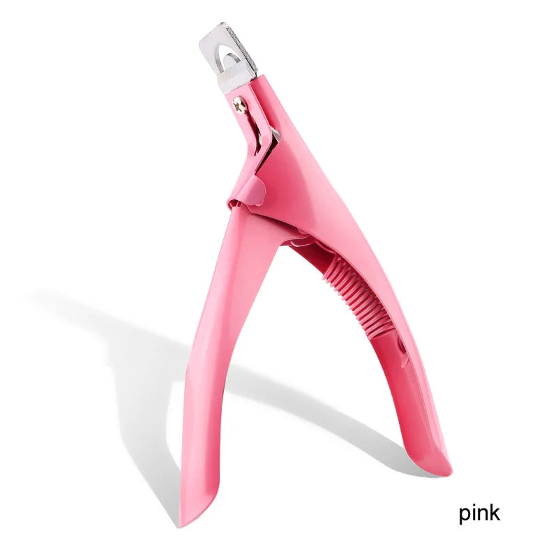 Professional Fake Nail Cutter - U Type Acrylic Nail Edge Trimmer