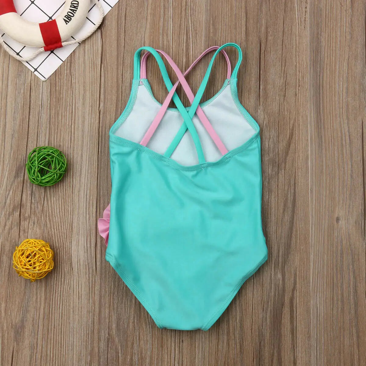 Summer Toddler Kid Baby Girls Flamingo Bikini Swimwear Swimsuit Beach Bodysuit Cute Bathing
