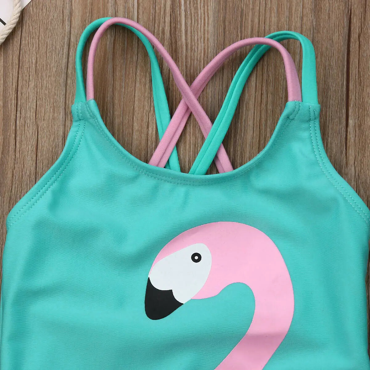Summer Toddler Kid Baby Girls Flamingo Bikini Swimwear Swimsuit Beach Bodysuit Cute Bathing