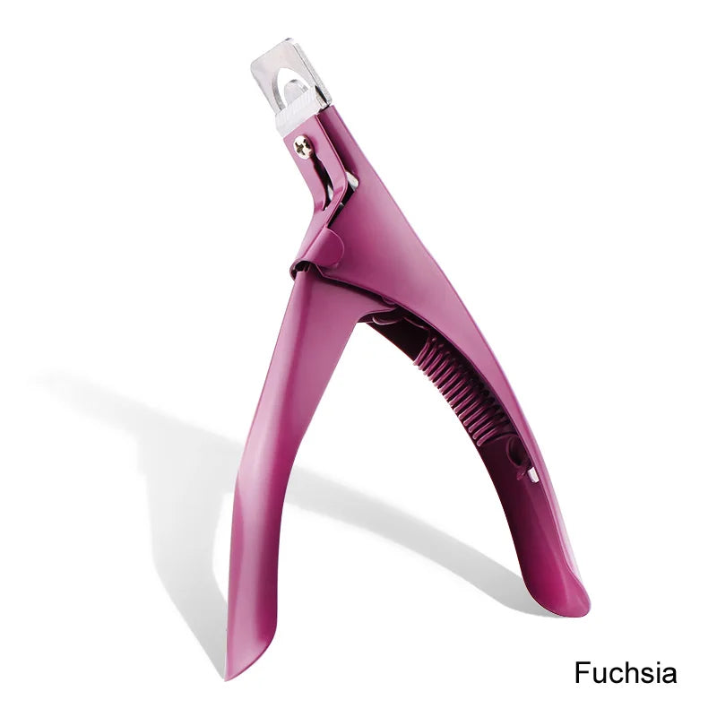 Professional Fake Nail Cutter - U Type Acrylic Nail Edge Trimmer