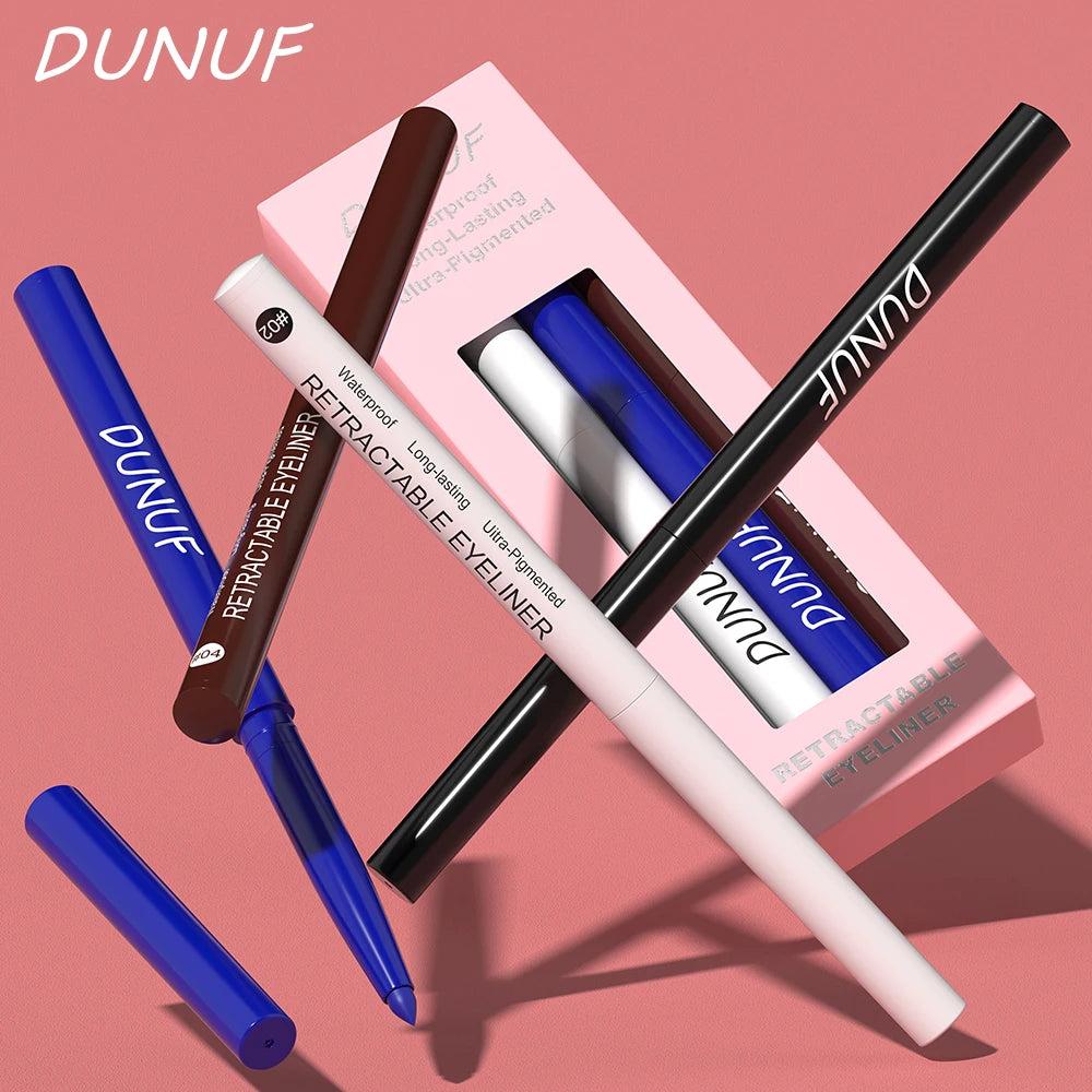 4-Piece Waterproof Eyeliner Pencil Set | Smudge-Proof & Long-Lasting