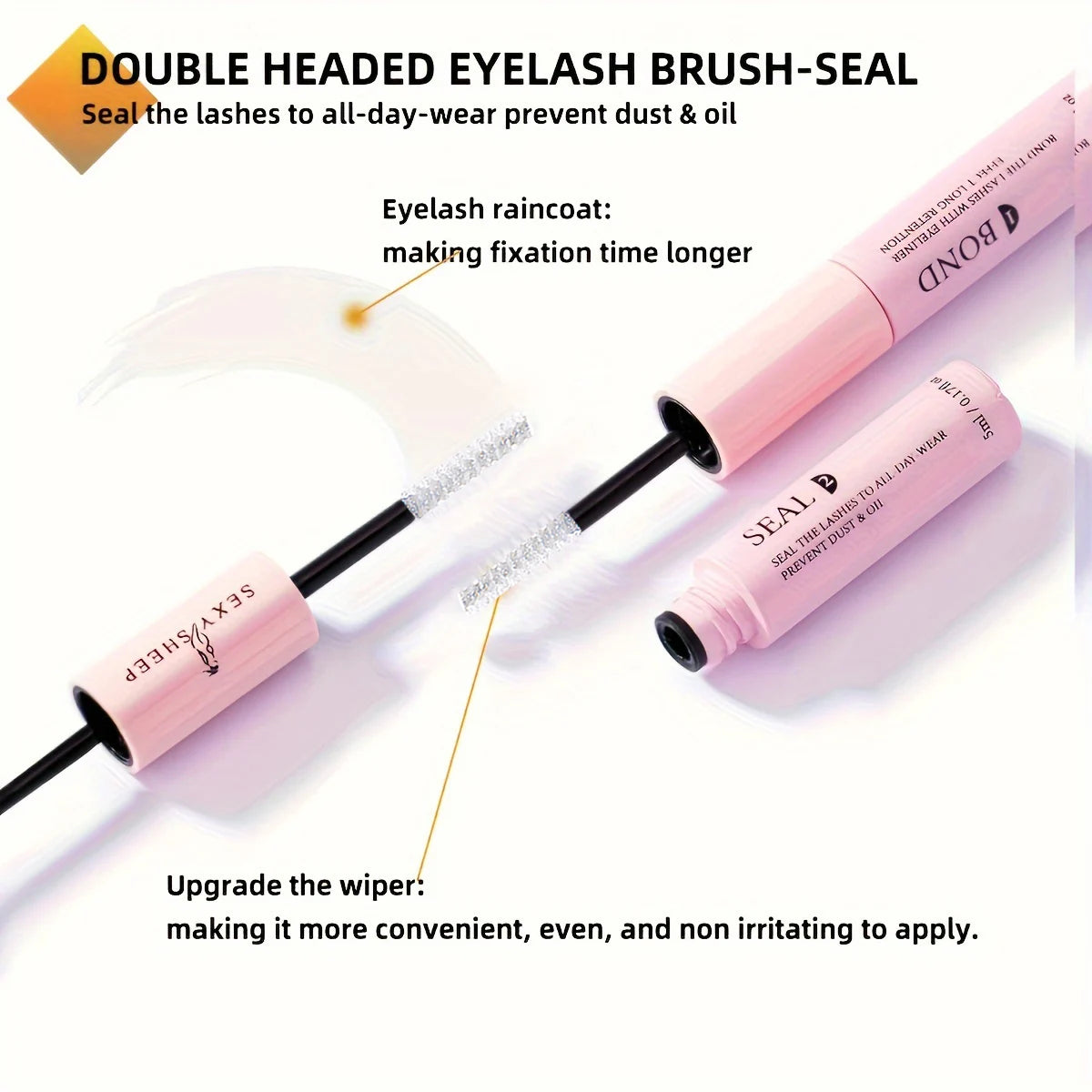 240-Piece DIY Lash Extension Kit - Individual Thick Fluffy Lashes with Bond, Seal, Remover & Applicator Tool