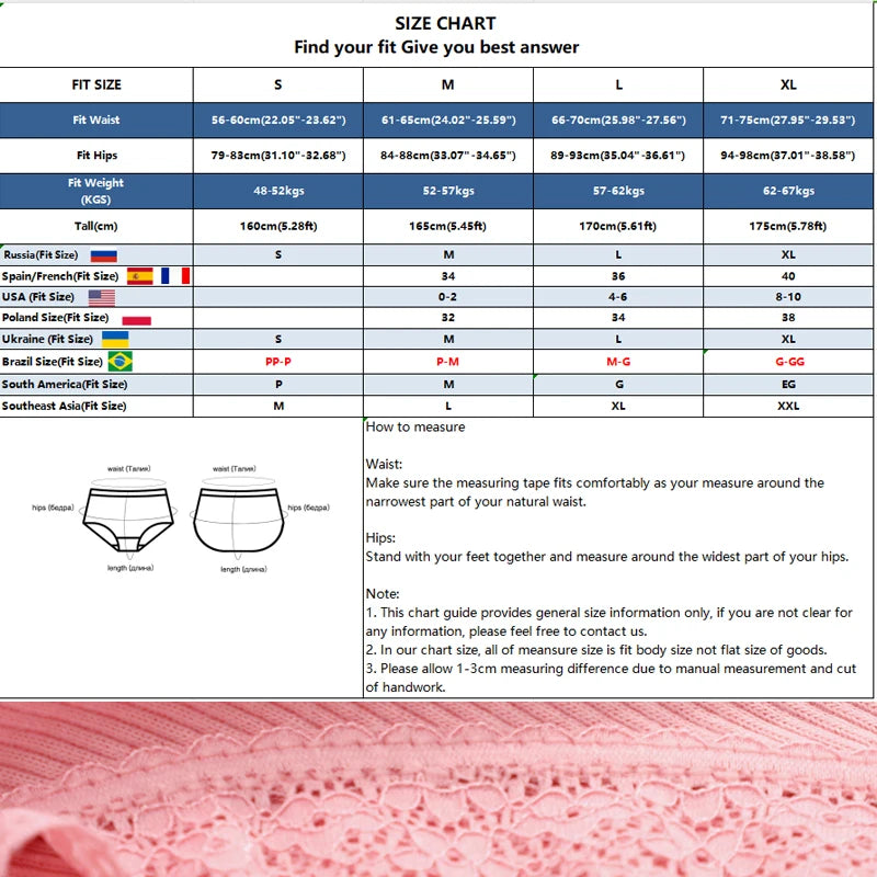 3PCS Women's Cotton Panties Set - Low Rise Lace Brazilian Bikini Underwear with Bow Detail (S-XL)