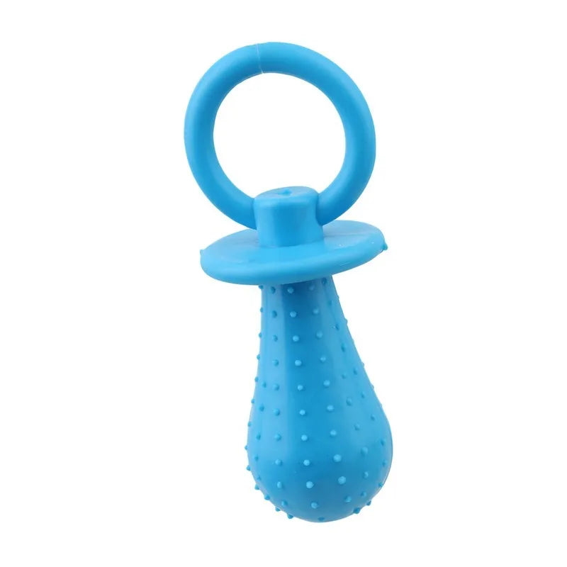 Rubber Pacifier Dog Chew Toy