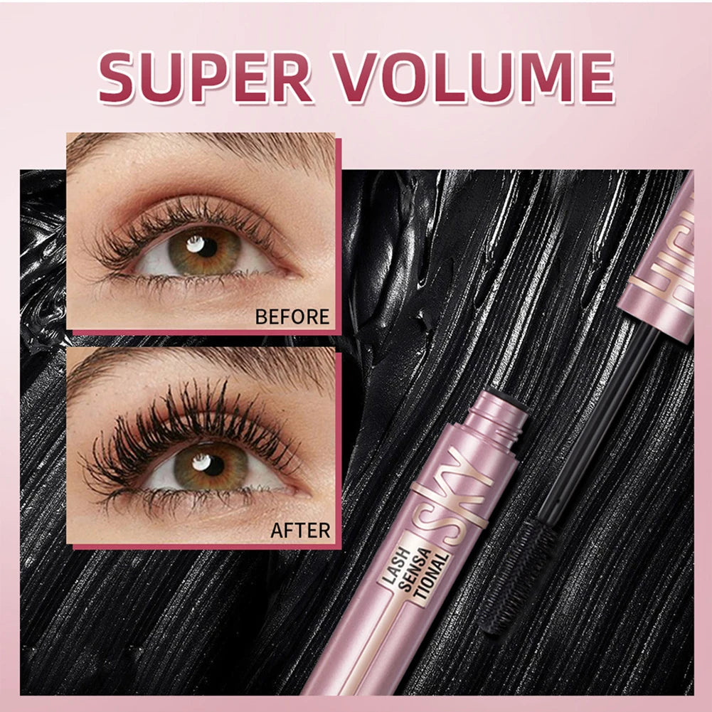 MAKEUPEATING Natural Curling Mascara - Waterproof Quick Dry Smudge-proof Eyelash Cream