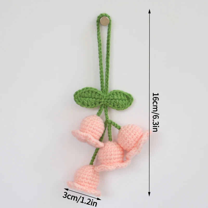 Handcrafted Crochet Flower Keychain | Gift for Weddings, Birthdays, Graduations & Special Events