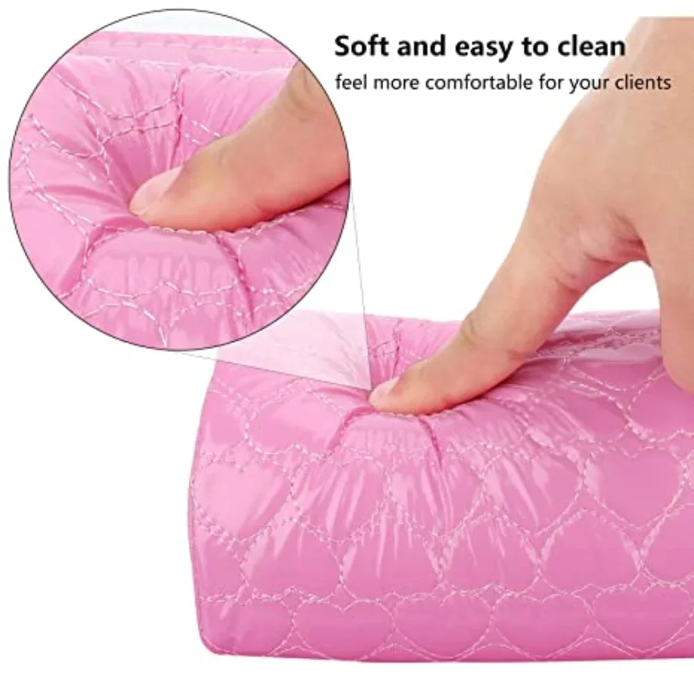 10 Colors Soft Hand Rest for Nail Art - Professional Arm Pillow Stand Manicure Table Mat Cushion Palm Rest