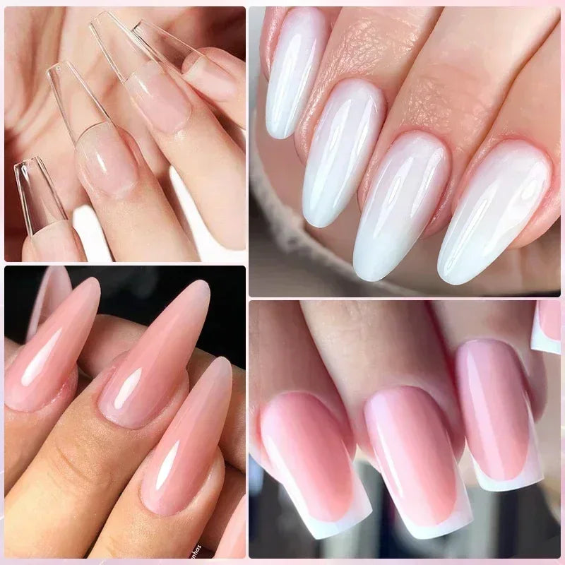 20ml Extension Nail Gel Kit - Quick Building UV/LED Gel Polish Set for Nail Art