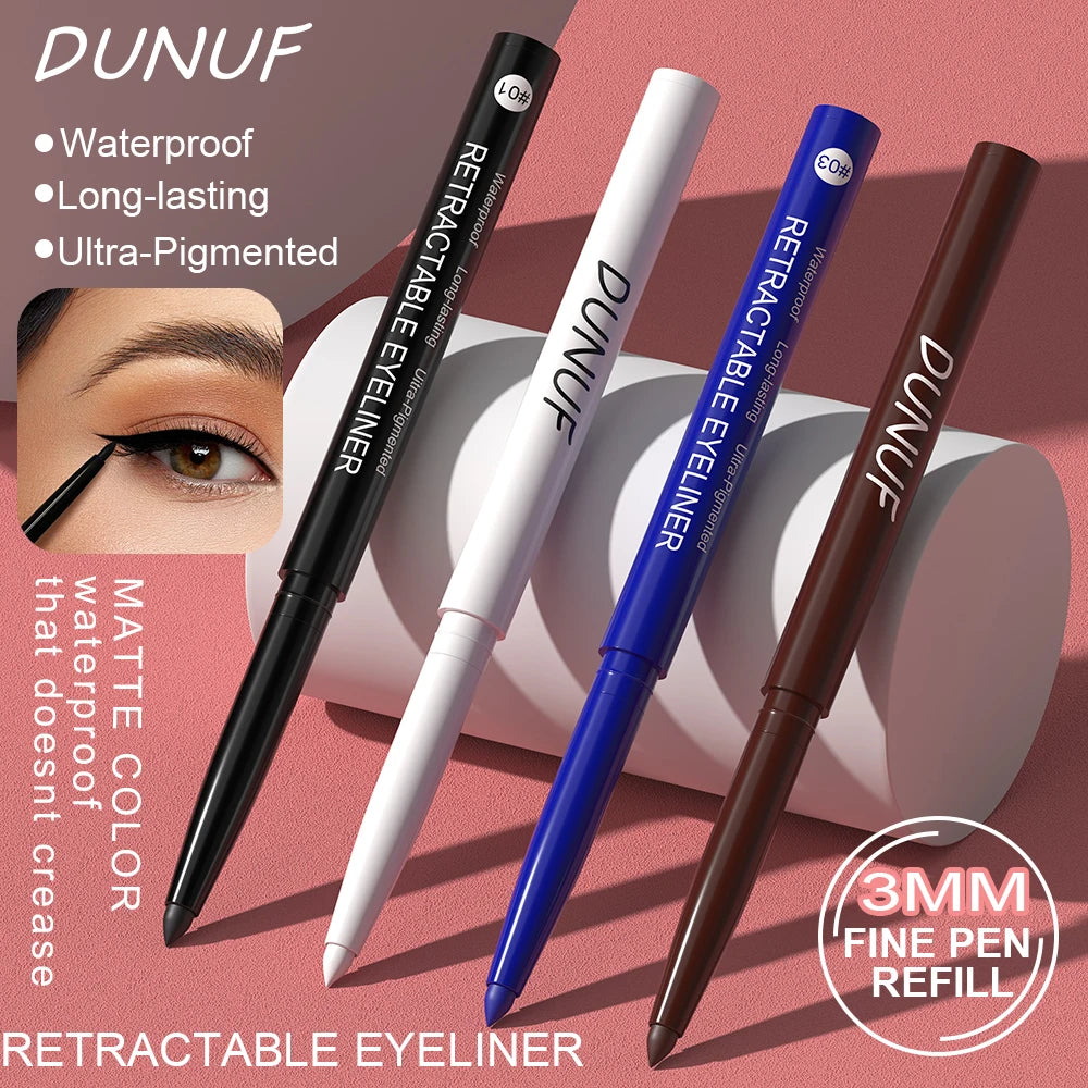 4-Piece Waterproof Eyeliner Pencil Set | Smudge-Proof & Long-Lasting