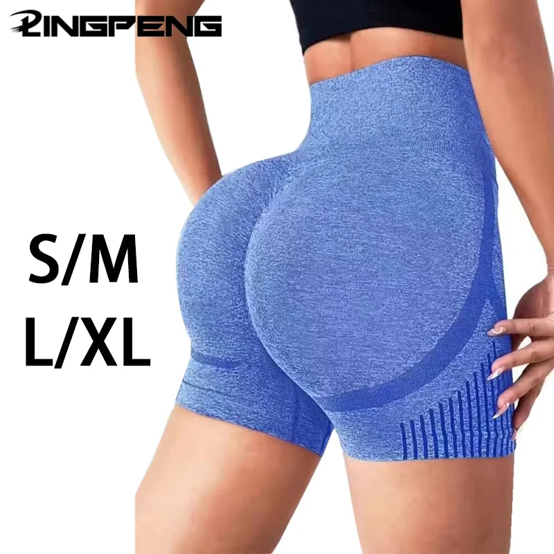 Women's Yoga Shorts - High Waist, Workout, Fitness, and Sportswear
