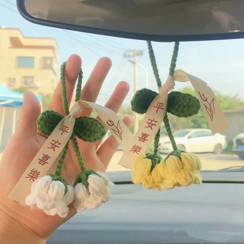 Handcrafted Crochet Flower Keychain | Gift for Weddings, Birthdays, Graduations & Special Events