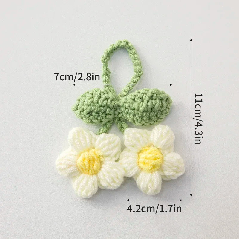 Handcrafted Crochet Flower Keychain | Gift for Weddings, Birthdays, Graduations & Special Events