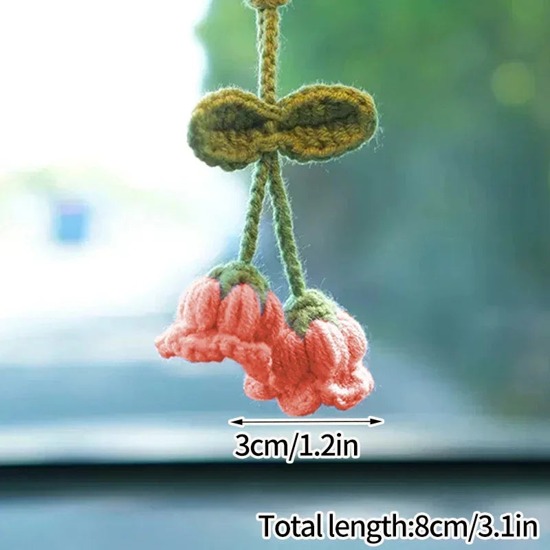 Handcrafted Crochet Flower Keychain | Gift for Weddings, Birthdays, Graduations & Special Events