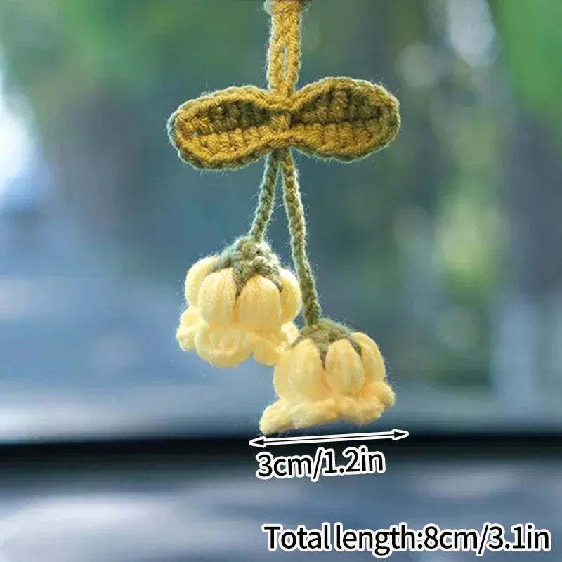 Handcrafted Crochet Flower Keychain | Gift for Weddings, Birthdays, Graduations & Special Events