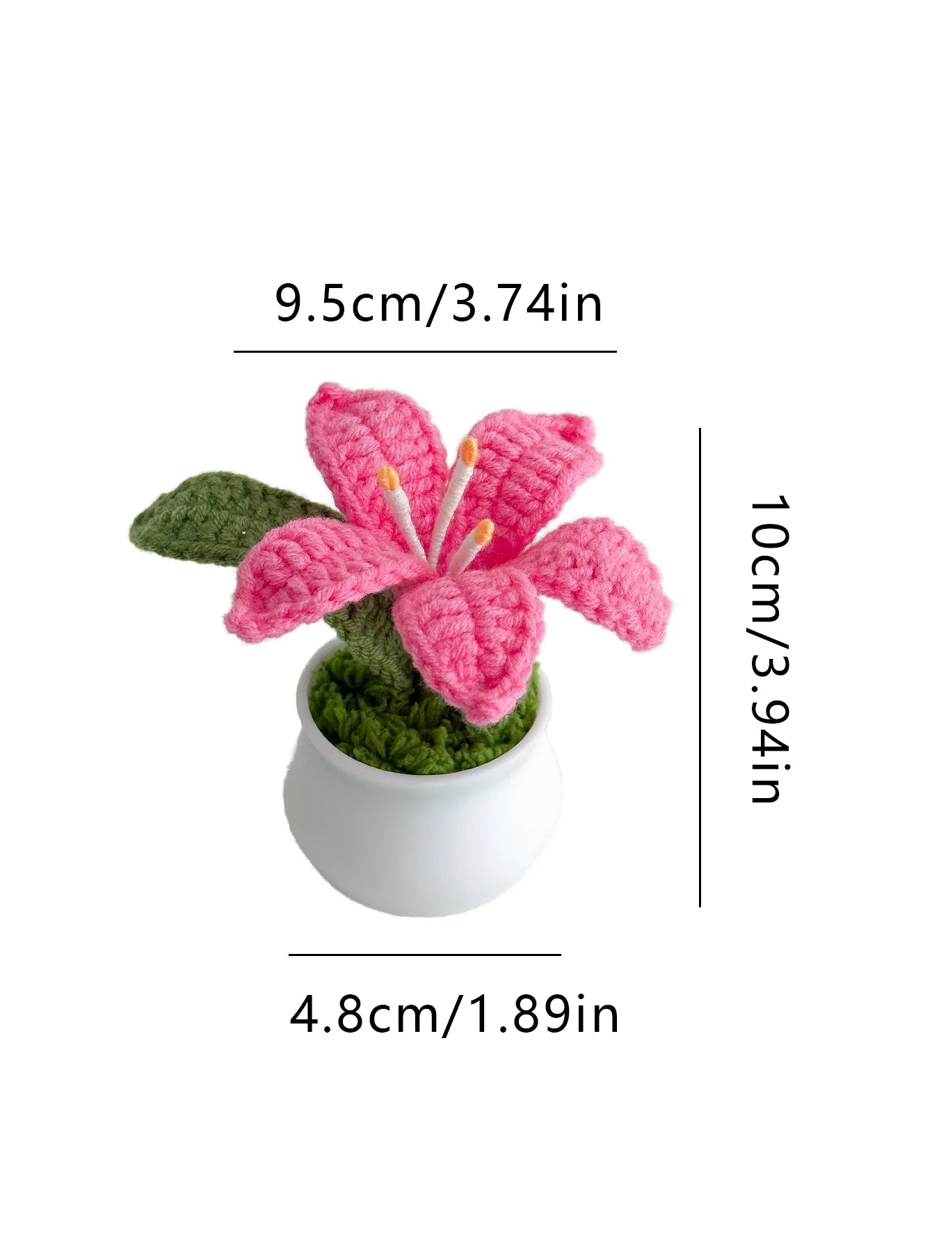 Handcrafted Crochet Lily Pot | Mother's Day, Birthday, Anniversary & Graduation Gift