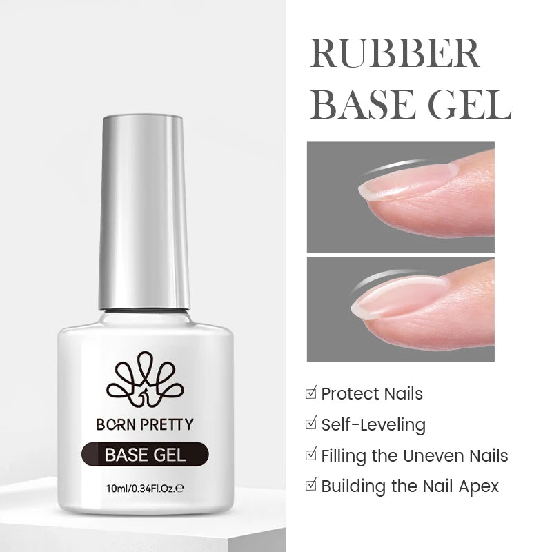 BORN PRETTY 6 in 1 Nail Glue Gel - Extra Strong Adhesive for Press On Nails & Extensions