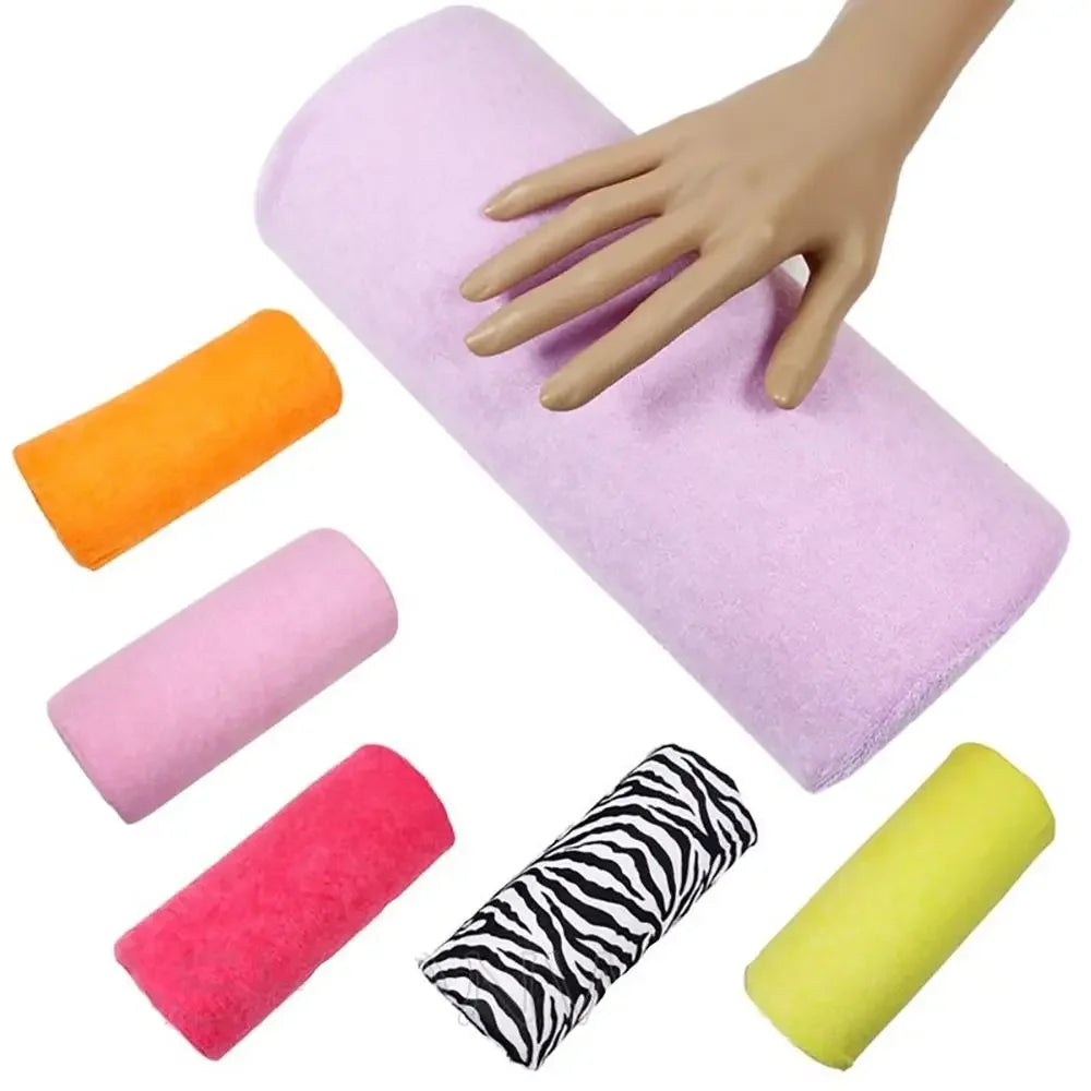 10 Colors Soft Hand Rest for Nail Art - Professional Arm Pillow Stand Manicure Table Mat Cushion Palm Rest