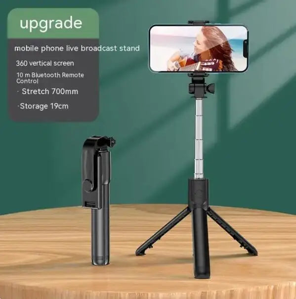 FGCLSY Bluetooth Selfie Stick with Fill Light & Remote - Extendable Tripod for iPhone, Samsung, Xiaomi | Wireless Phone Holder