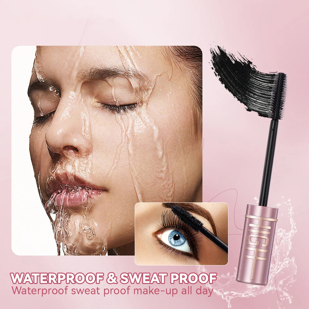 MAKEUPEATING Natural Curling Mascara - Waterproof Quick Dry Smudge-proof Eyelash Cream